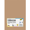 Színes papír, A4, 130 g, 100 lap, FOLIA, világosbarna