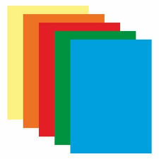 . Színes papír, A4, 80 g, 5x5 lap, vegyes színek (ISKE187) kreatív papír