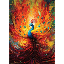 Színes Páva Kirakós 1500 Darabos puzzle, kirakós