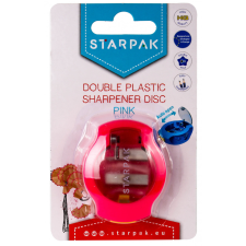 SZÍNES Pink dupla hegyező, faragó hegyező