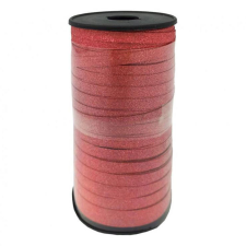 SZÍNES Piros Glitter Red kötöző szalag 92 m party kellék