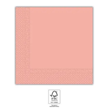 SZÍNES Rózsaszín Unicolour Pink szalvéta 20 db-os 33x33 cm FSC party kellék