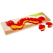  Színes Számoló Hernyó Puzzle Bigjigs Toys puzzle, kirakós