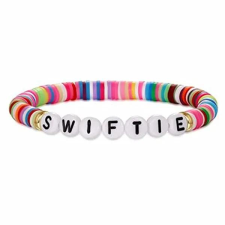 Színes Taylor Swift &quot;Swiftie&quot; karkötő karkötő