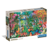 SZÍNES Üvegház Caretakers 500 db-os Compact puzzle Clementoni