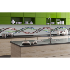  Színes vibrálás, konyhai matrica hátfal, 350 cm tapéta, díszléc és más dekoráció