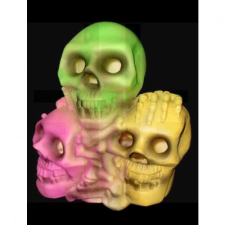  SZÍNES VILÁGÍTÓ KOPONYÁK party kellék