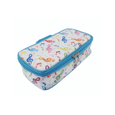  Színes, violinkulcs mintás tolltartó tolltartó