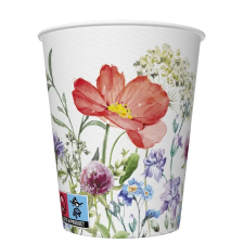SZÍNES Virág Meadow in June papír pohár 8 db-os 250 ml party kellék