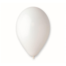 SZÍNES White, Fehér léggömb, lufi 10 db-os 10 inch (26 cm) party kellék