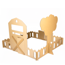  Színezhető karton játék - Karton állatfarm egyéb bébijáték