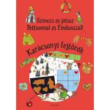  Színezz és játssz Pettsonnal és Findusszal! - Karácsonyi fejtörők §K egyéb könyv