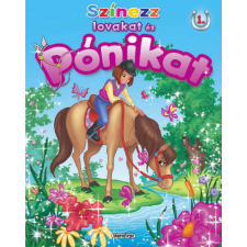 Színezz lovakat és pónikat 1. (Itatás) gyermek- és ifjúsági könyv