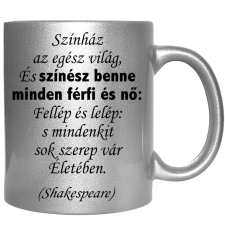 Színház az egész világ... – Bögre, változtatható felirattal, exkluzív színekben bögrék, csészék