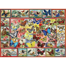 Színpompás pillangók puzzle - 1000 darabos puzzle, kirakós