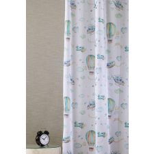 Szintetika Fehér fényáteresztő gyerek kész függöny repülő léghajó 180x200cm lakástextília