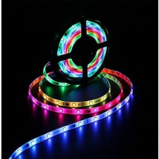  Színváltós Színes RGB LED szalag színjáték 5050 SMD, 30 LED/m, 5 méter - LED szalag szett világítási kellék