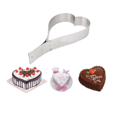  Szív alakú 12-26 cm-ig állítható tortaforma (72140) sütés és főzés