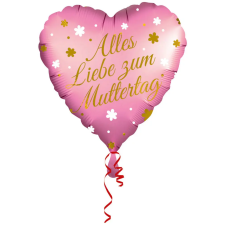  Szív Fólia lufi 43 cm party kellék
