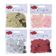  Szív konfetti mix 1,5cm dekorációs kellék