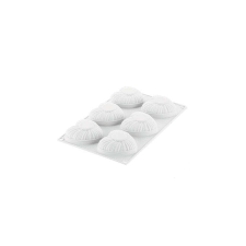Szív mousse szilikon forma - 6 adagos edény