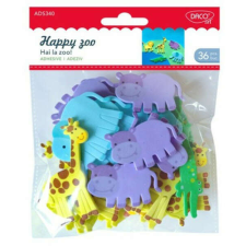 Szivacsmatrica, öntapadós - állatkert, 36/cs DACO00265 matrica