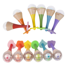 Szivárványos maracas rázófa játékhangszer