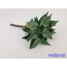  Szívleveles gumis bokor 21 cm - Sötét Zöld dekorációs kellék