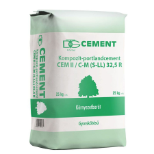  Szlovák cement CEM II/C-M 32,5 R kompozit portlandcement 25 kg építőanyag