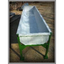  Szm etető és itató vályú szarvasmarha, marha 200x30x60 cm, Tüzihorganyzott haszonállat felszerelés