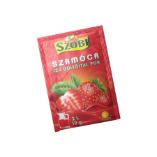 Szobi Szobi szamóca ízű italpor - 10g szörp