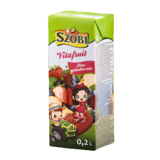 SZOBI Vitafruit piros 0,2l TETRA üdítő, ásványviz, gyümölcslé