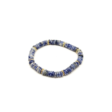  Szodalit spot korong karkötő köztessel 6x2mm karkötő