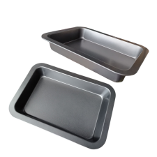  Szögletes fém tepsi, teflon bevonattal, 30x20x5 cm sütés és főzés