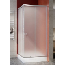 Szögletes zuhanykabin, króm, tálca nélkül 90*90*185 kád, zuhanykabin