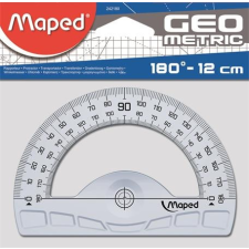 Szögmérő, műanyag, 180°, MAPED "Geometric" ajándéktárgy