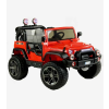 Szomik Elektromos Jeep Távirányítóval Leddel CAR-JL-4- piros