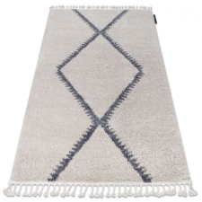  Szőnyeg Berber meknes B5910 krém / szürke Rojt shaggy bozontos 180x270 cm lakástextília