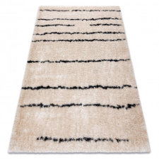 Szőnyeg FLUFFY 2371 shaggy csík - сметана / antracit 120x170 cm lakástextília