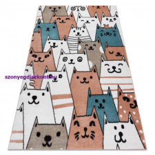 Szőnyeg FUN Gatti gyerekeknek, macskák, rózsaszín 280x370 cm lakástextília
