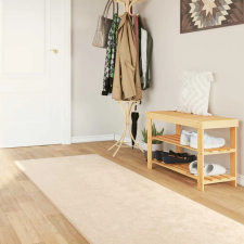  Szőnyeg Nyomtatás Krém 300 x 80 cm Poliészter és PVC lakástextília
