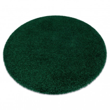 Szőnyeg SOFFI kör shaggy 5cm üveg zöld kerék 120 cm lakástextília