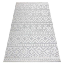  Szőnyeg SOLE D3851 Boho gyémánt lapos szövött bézs 120x170 cm lakástextília