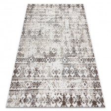  Szőnyeg Structural SOLE D3732 Aztec gyémánt lapos szövött bézs 140x190 cm lakástextília