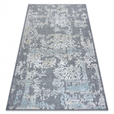  Szőnyeg Structural SOLE D3812 Dísz lapos szövött szürke / bézs 180x270 cm lakástextília