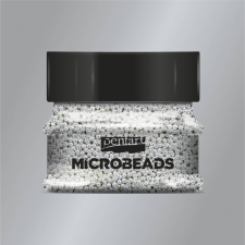  Szórógyöngy 0,8-1 mm 40 g ezüst dekorációs kellék