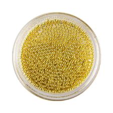 Szórógyöngy / Kaviár - arany - 1,2 mm (fém) körömdíszítő