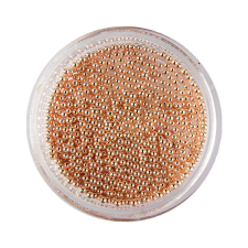 Szórógyöngy / Kaviár - rose gold - 1 mm (fém) körömdíszítő