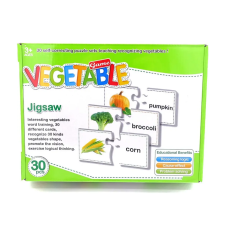 Szoti Oktató puzzle csomag - zöldségek - angol - 82565 kreatív és készségfejlesztő