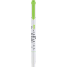  Szövegkiemelő, 1,0/3,5 mm, kétvégű ZEBRA &quot;Mildliner Cool &amp; Refined&quot; zöld filctoll, marker